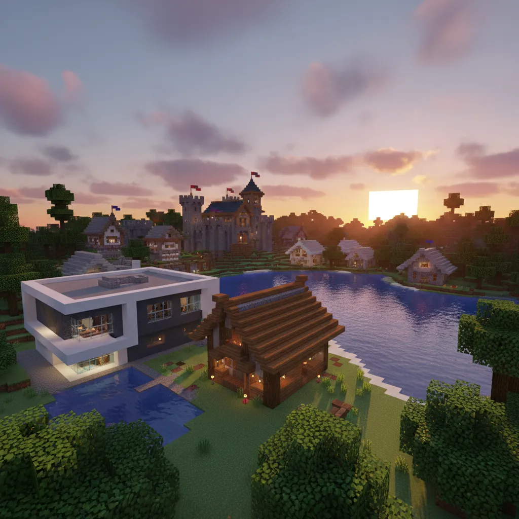 Diseños para casas de Minecraft: ideas y planos