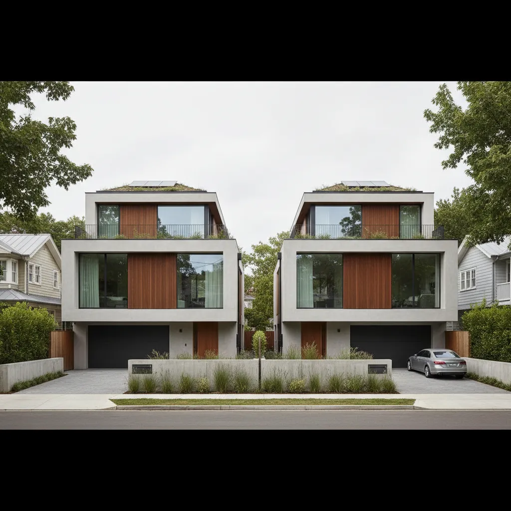 Diseños de casas pareadas que aprovechan mejor el espacio