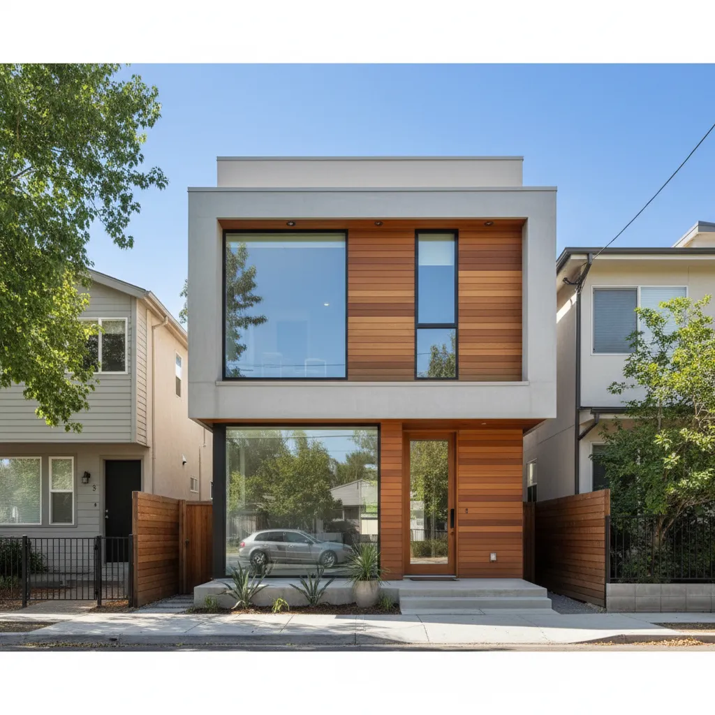 Diseños de casas pequeñas de 2 pisos que sí funcionan