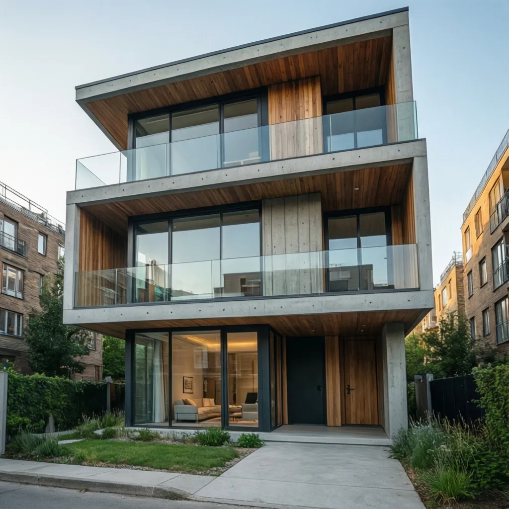 Diseños de casas de tres plantas: ideas modernas y funcionales