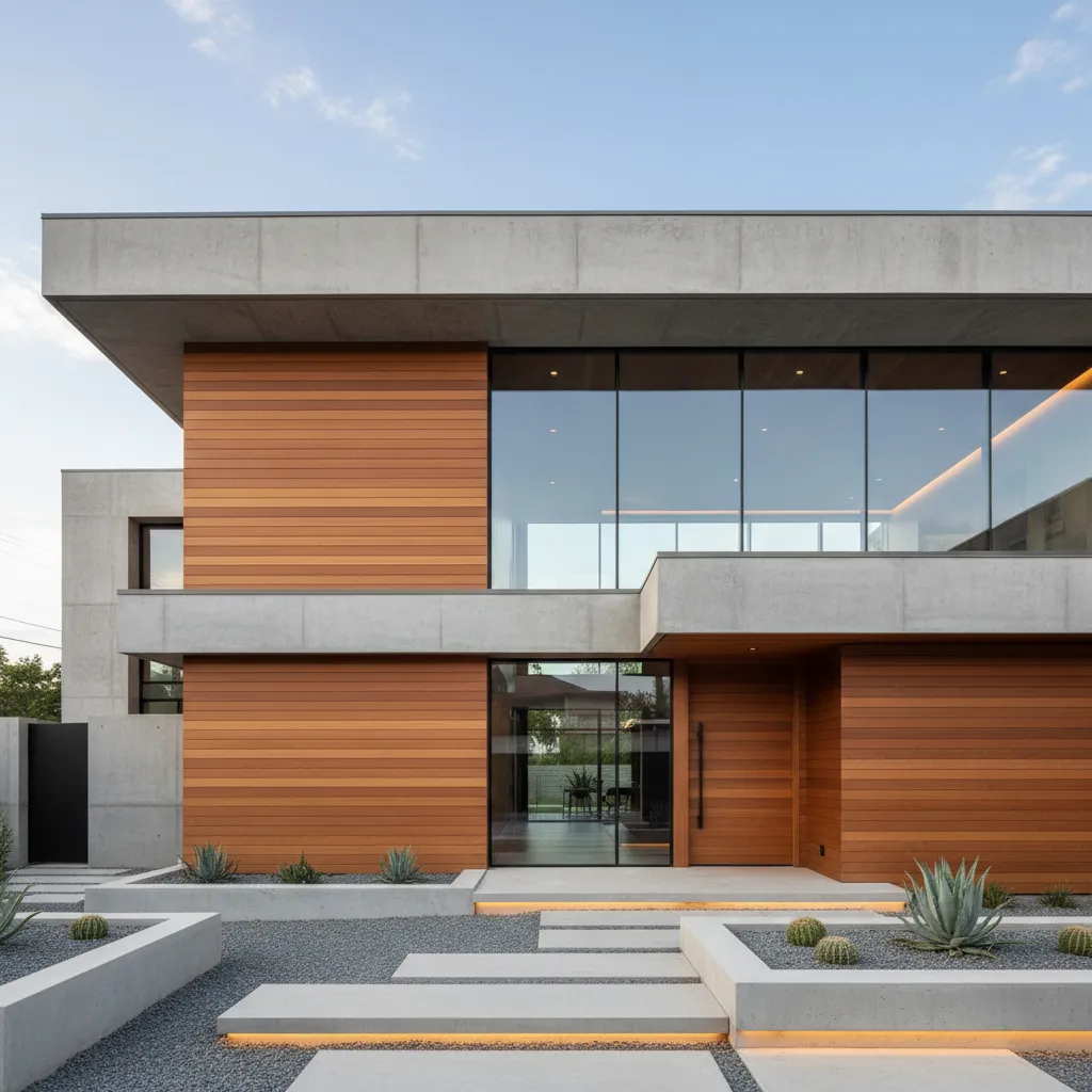 Diseños frentes de casas modernos y funcionales