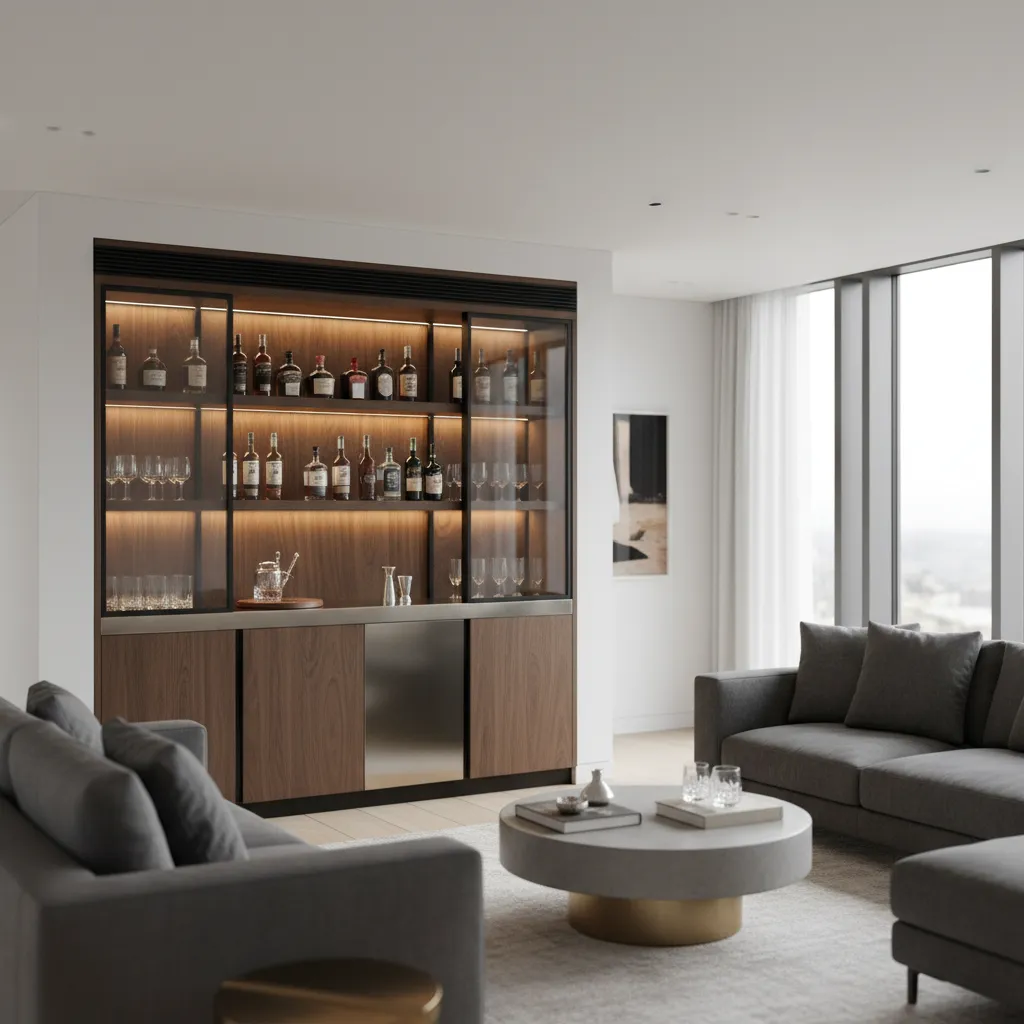 Diseños de licoreras para casas modernos y funcionales