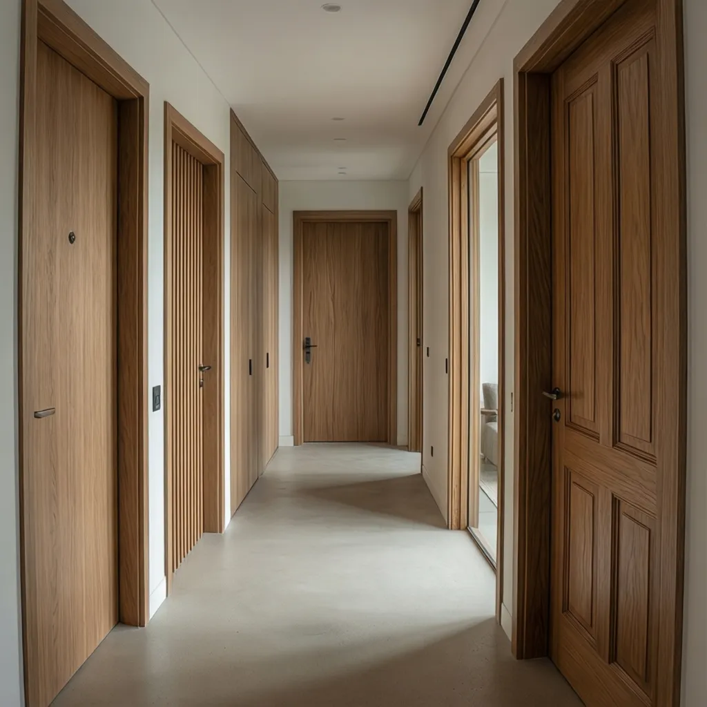 Diseños de puertas interiores de madera