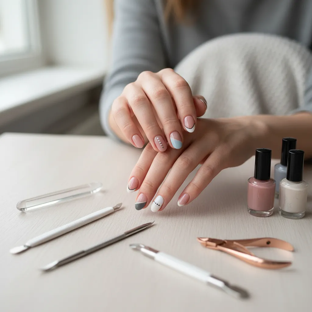 Diseños de uñas para pintar en casa paso a paso