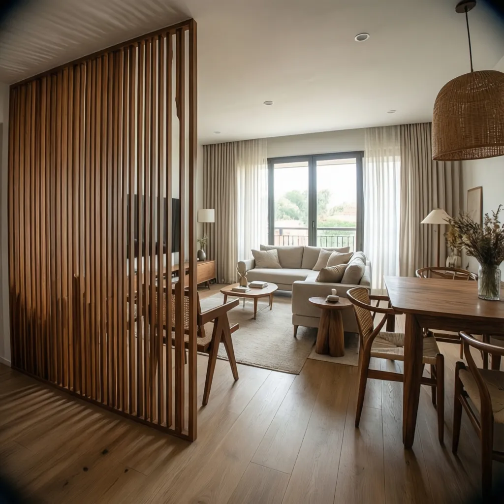 Divisiones decorativas de interiores: ideas prácticas