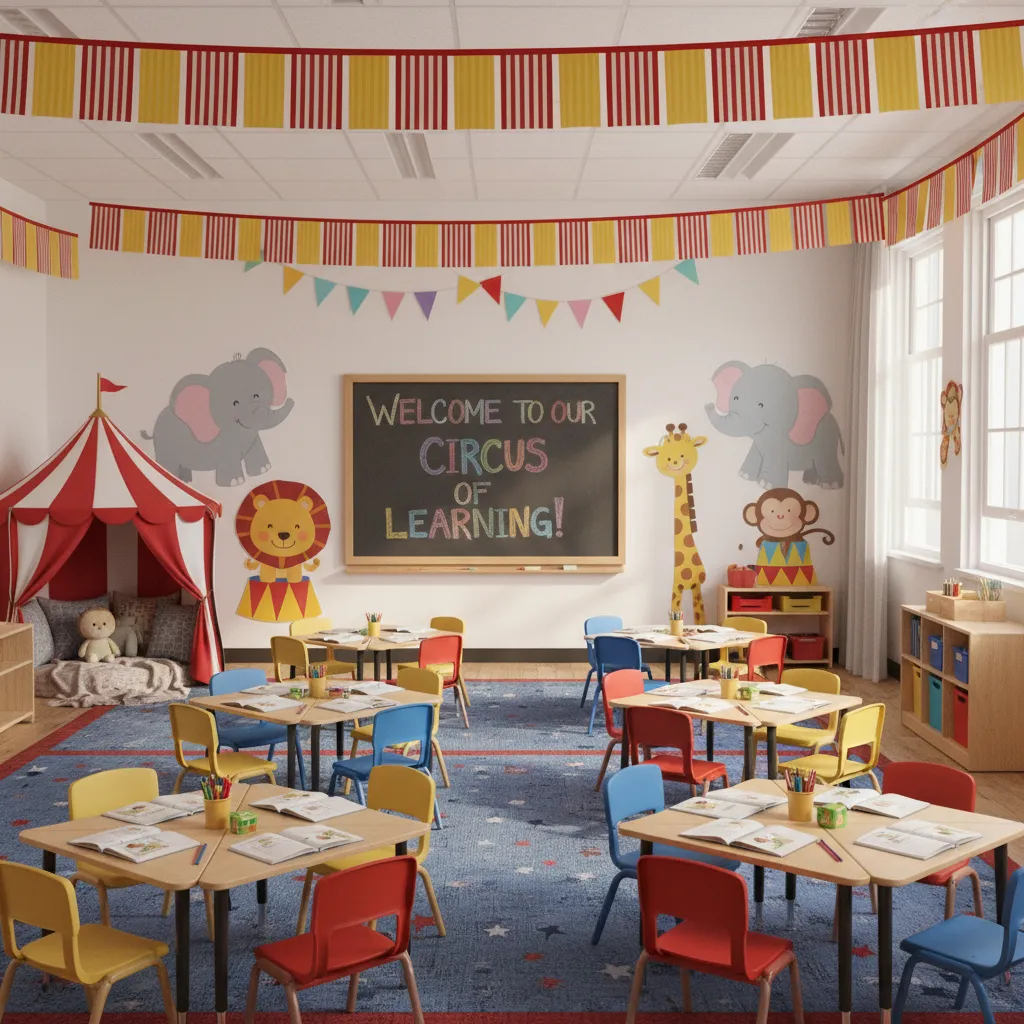 DIY Circus Classroom Decorations Teachers Can Make Easily