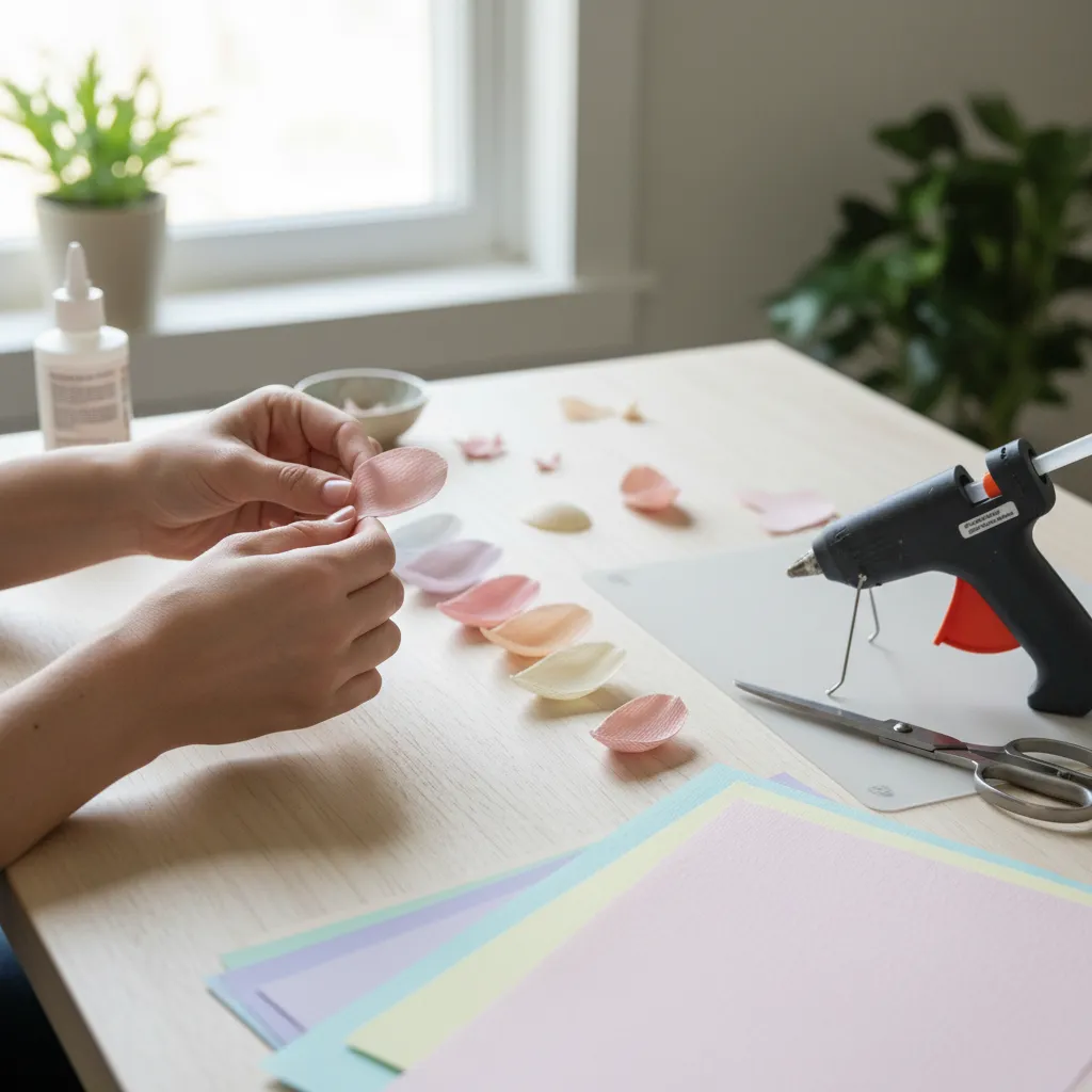 Các bước làm hoa giấy trang trí sinh nhật