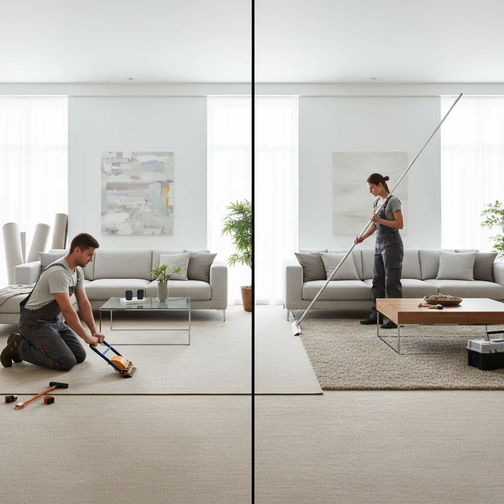 DIY vs Professional Carpet Installation Cost Guide