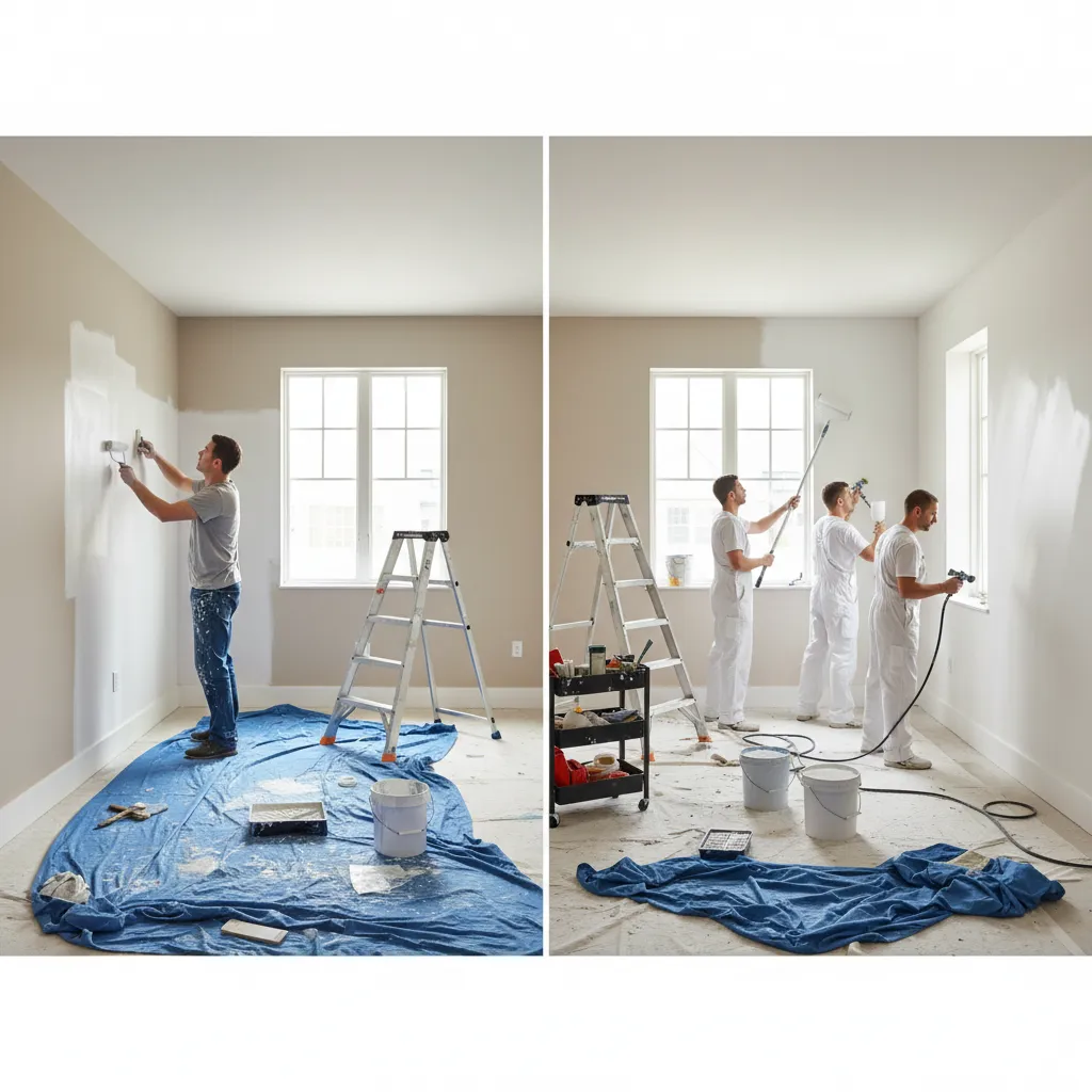 DIY vs Professional House Painting Cost Comparison