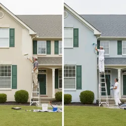 DIY vs Professional Painting Cost for a 2400 Sq Ft House