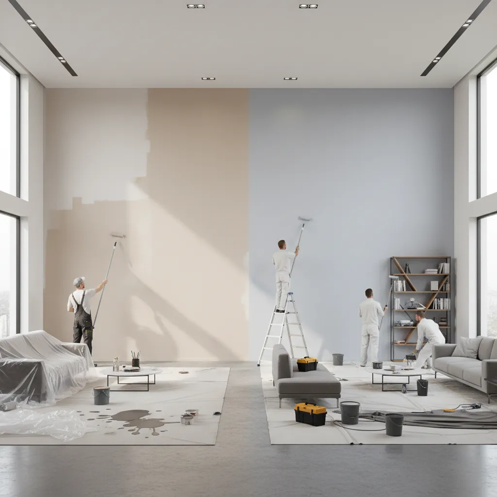 DIY vs Professional Interior Painting Cost for a 3100 Sq Ft House