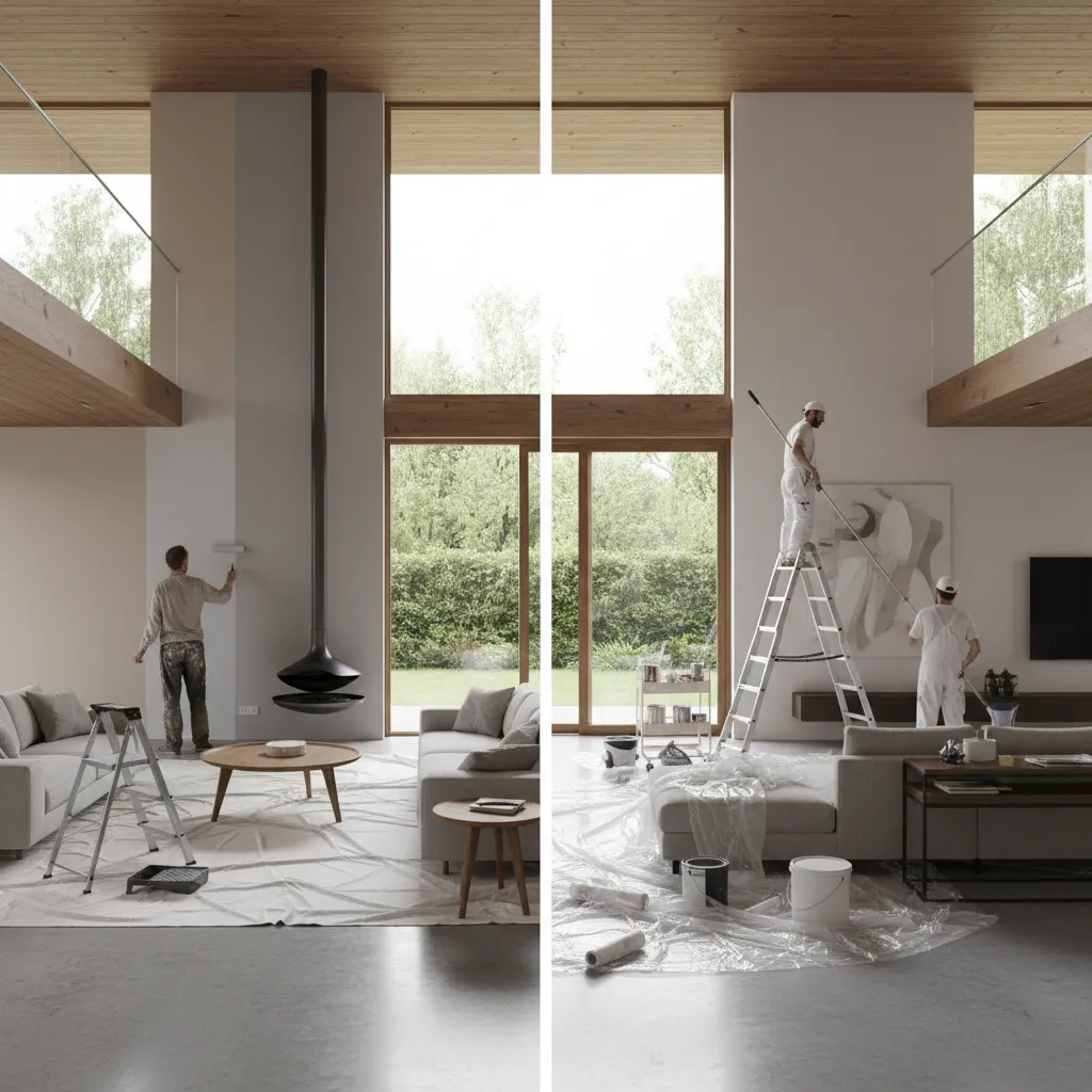 DIY vs Professional Interior Painting Cost for a 3000 Sq Ft House