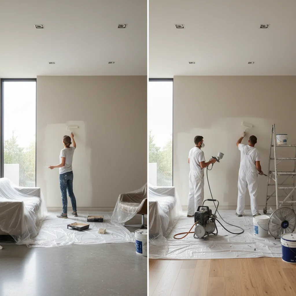 DIY vs Professional Cost to Paint a 2100 Sq Ft House