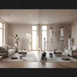 DIY vs Professional Cost to Paint a 3 Bedroom House