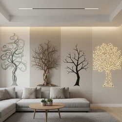 DIY Wall Tree Decor Ideas Compared: Paint, Wood, Vinyl, and String Light Designs
