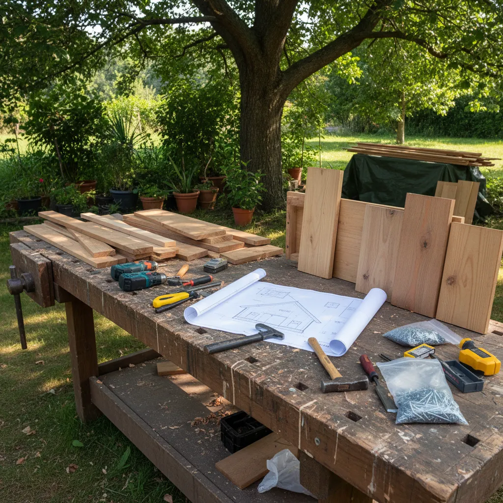 Materiales para construir casa de perro de madera