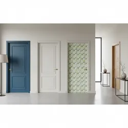 Door Makeover Methods Compared Paint Panels Wallpaper or Veneer