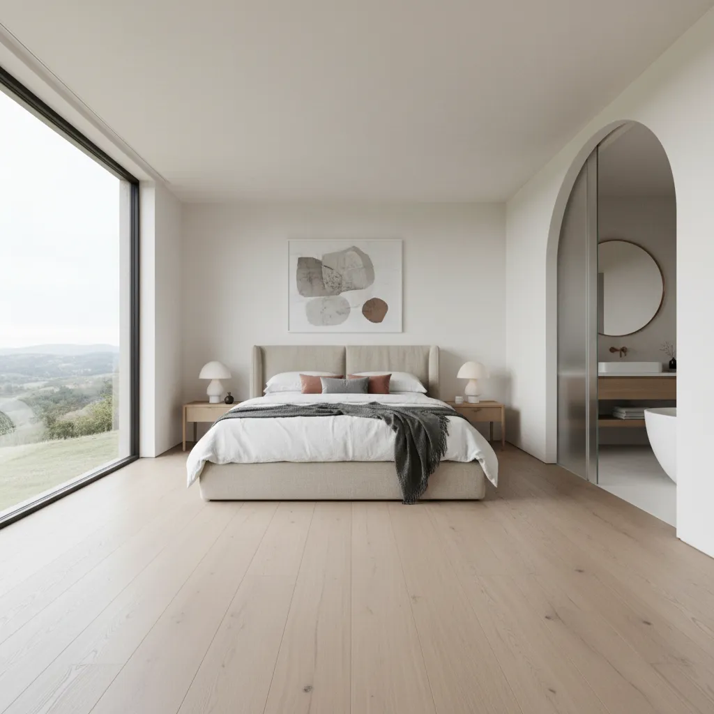 Dormitorio principal moderno con acceso a baño en suite