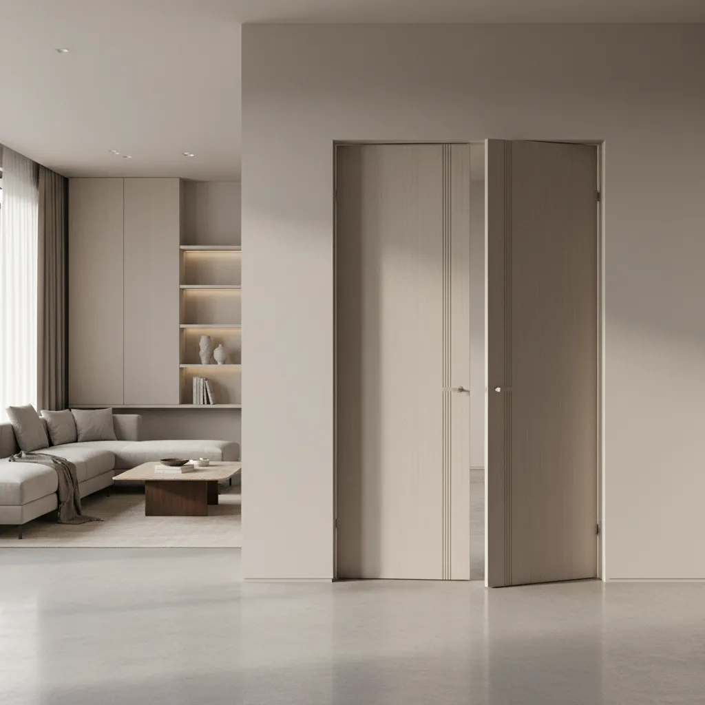 Optimizing Door Swing Angles in Small Double Door Designs