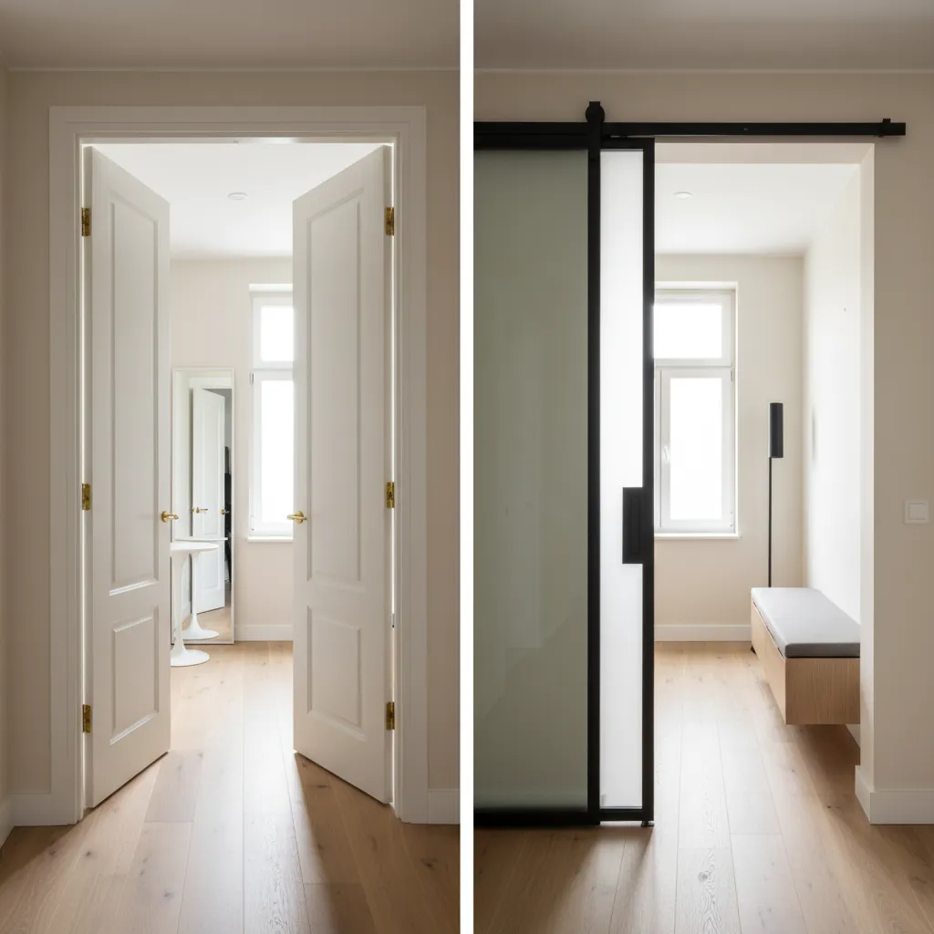 Double Doors vs Sliding Doors for Small Spaces: Which Saves More Room?