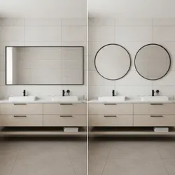 Single Large Mirror vs Two Mirrors for Double Vanity