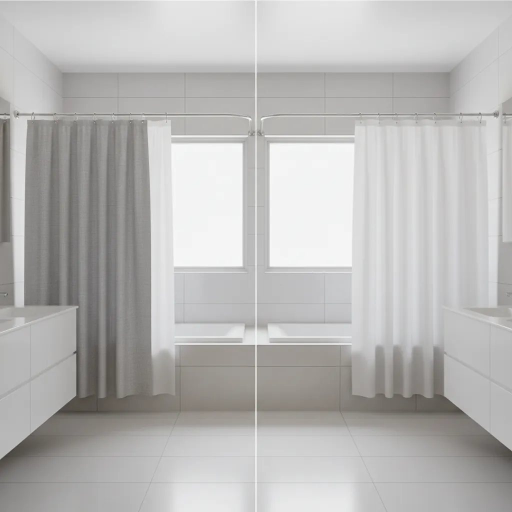 Double Shower Curtain vs Single Curtain: Which Bathroom Setup Works Better?