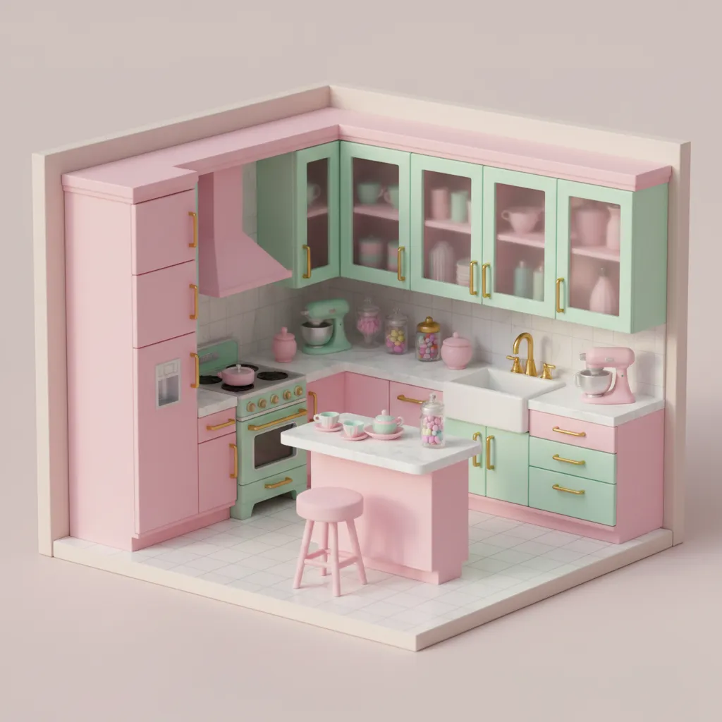 Design Ideas for a Dreamy Barbie Kitchen Playset
