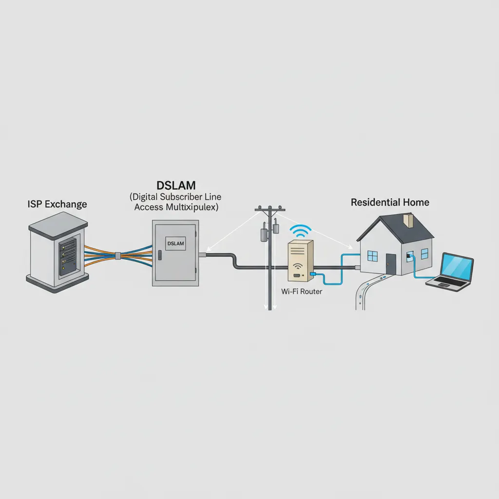 Line Noise and Signal Degradation in DSL and Fiber