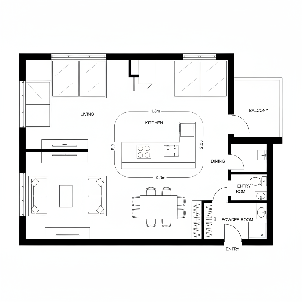 Officer City 1 Floor Plan: Fix a Cramped 1‑Bedroom Layout