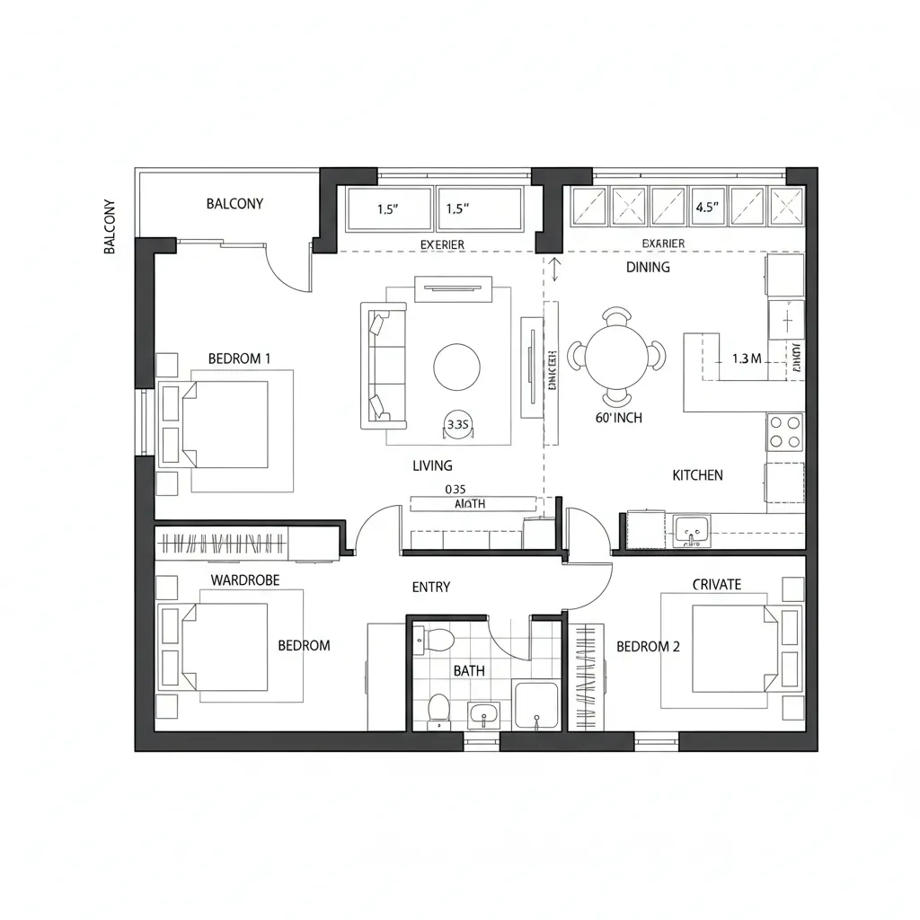 Dual-Aspect Cross Vent