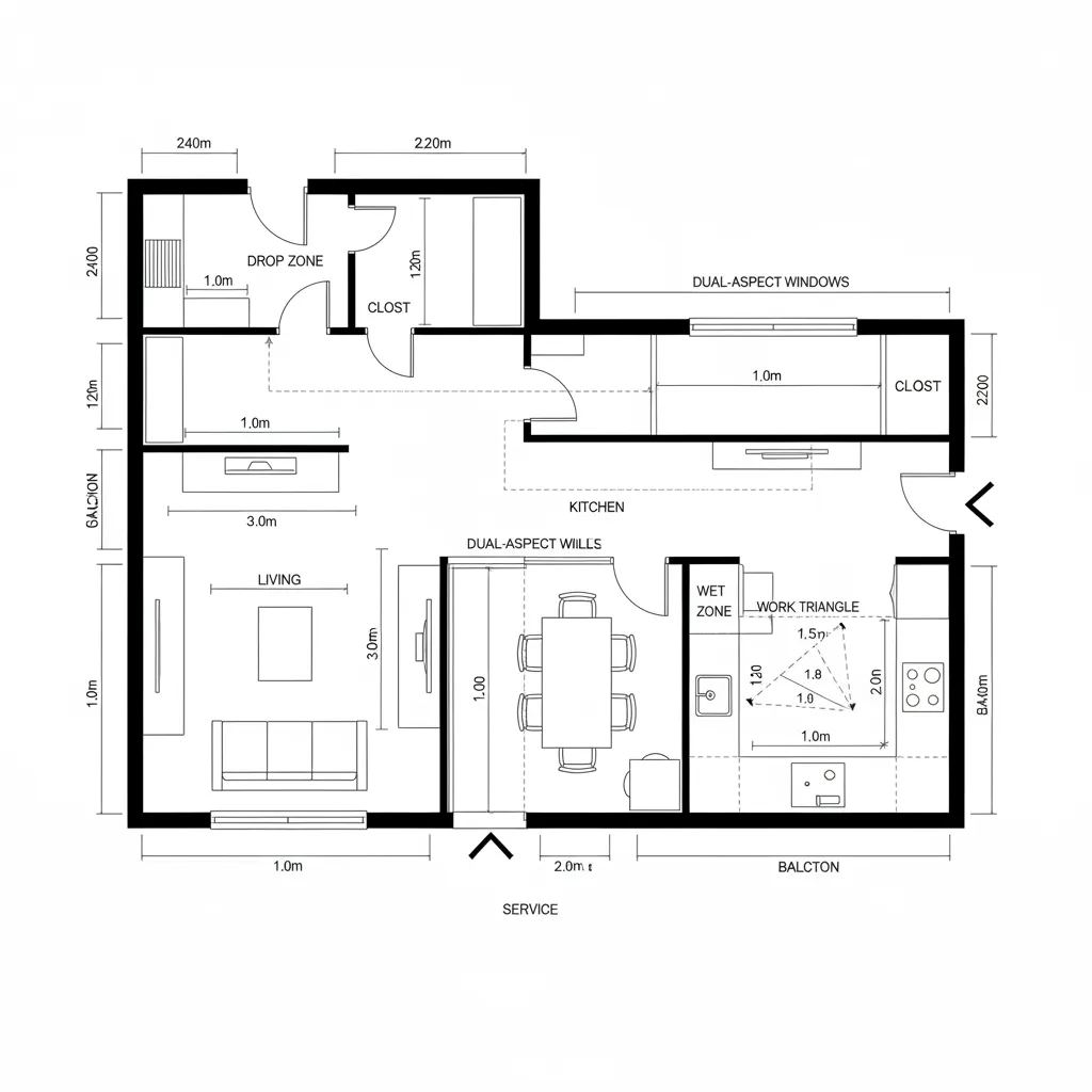 Dual-Aspect Living Core