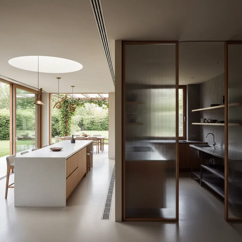 Villa Layout With Dual Kitchens: A future-facing villa interface where two kitchens script parallel lifestyles