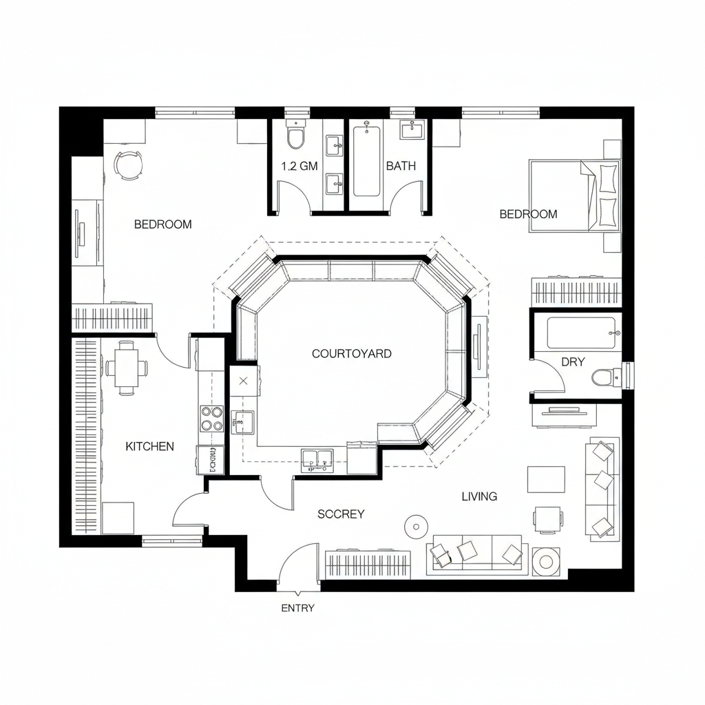 9×25 Meter Apartment Floor Plan: Future-Ready Layouts