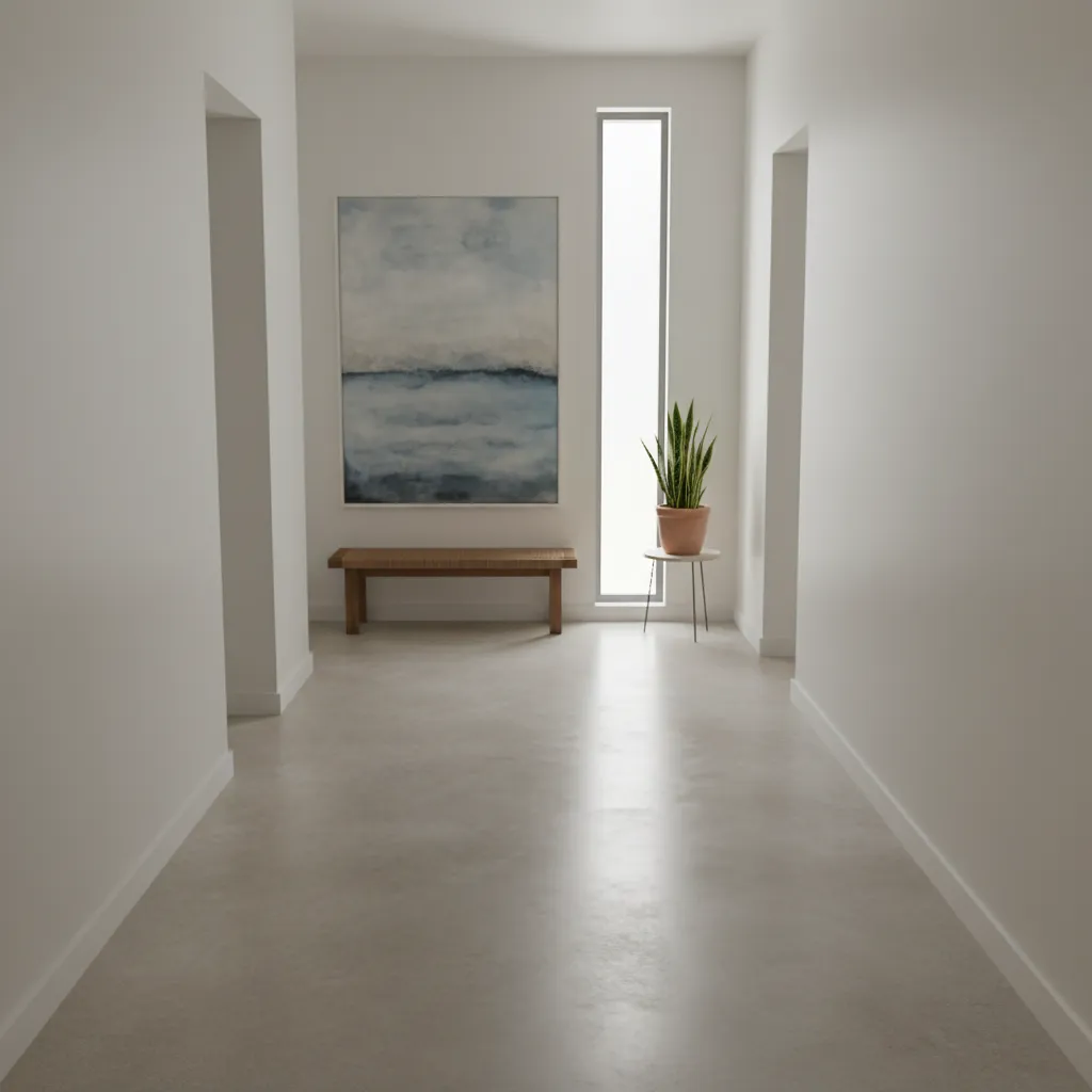 dull cloudy linoleum floor surface caused by cleaner buildup