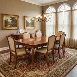 How to Fix Color Clashes in a Dining Room with a Duncan Phyfe Table
