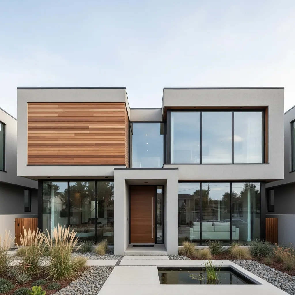 Diseño casas dúplex de dos plantas con 120m2