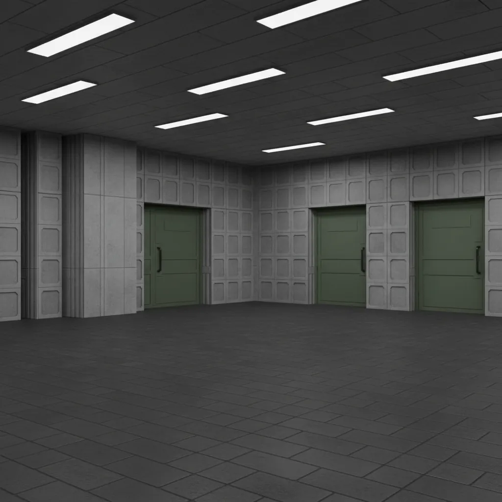 military facility interior using durable wall panels and heavy duty flooring