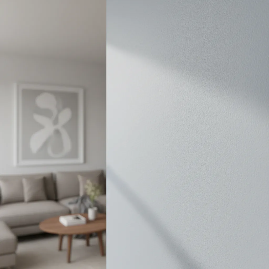 close view of durable washable interior wall paint texture