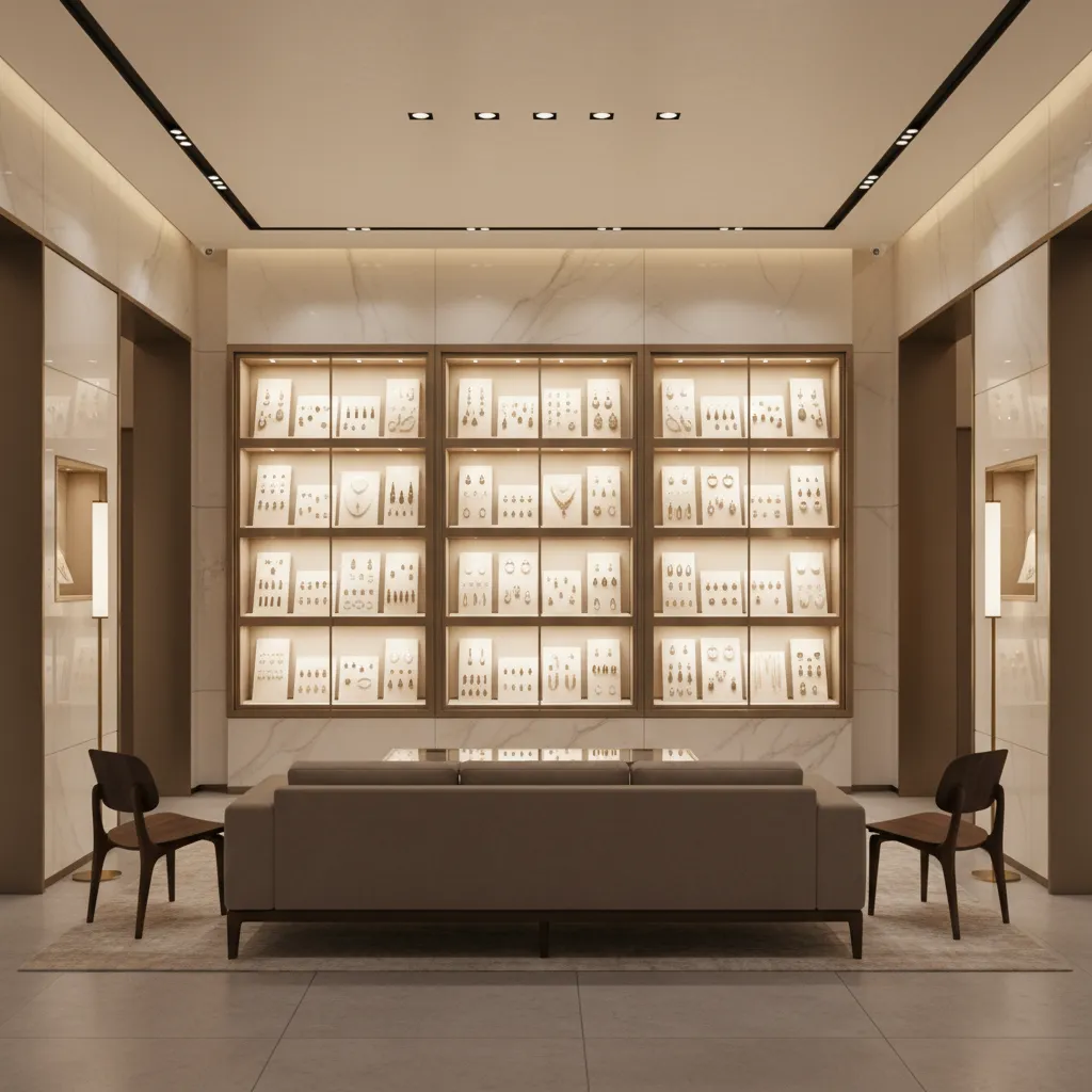 Best Lighting for Earring Displays in Jewelry Stores