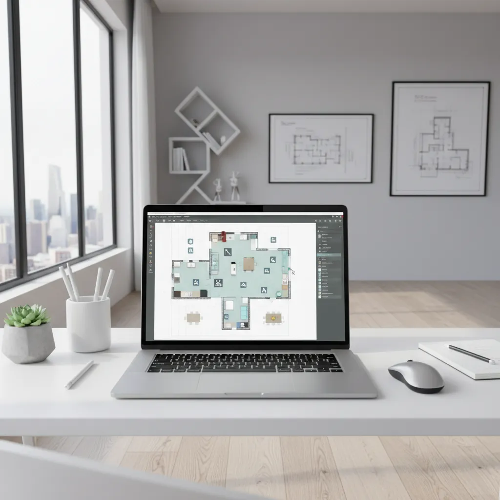 Easy Floor Plan Creator with Click and Drag