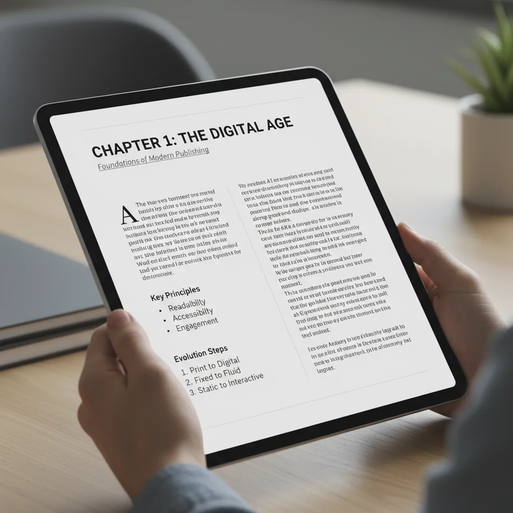 Maquetación interior de un ebook con jerarquía tipográfica