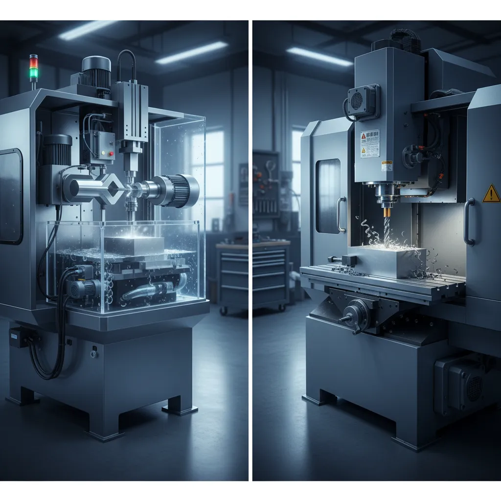 ECM Machine Tool 3D Model vs Traditional CNC Machine Models