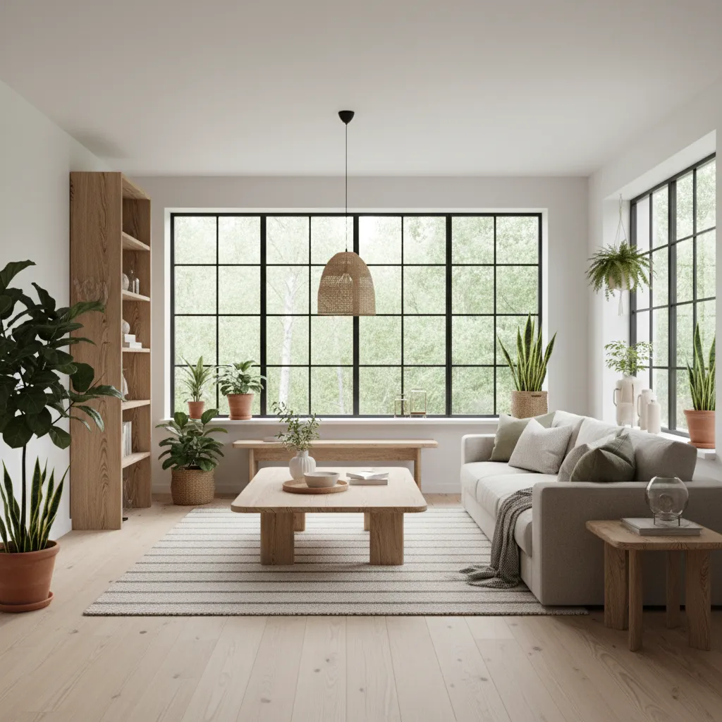 Estilo ecológico en diseño de interiores: guía real