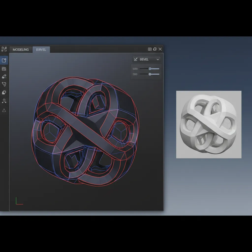 Clear edge detection creating accurate 3D extrusion from PNG shape