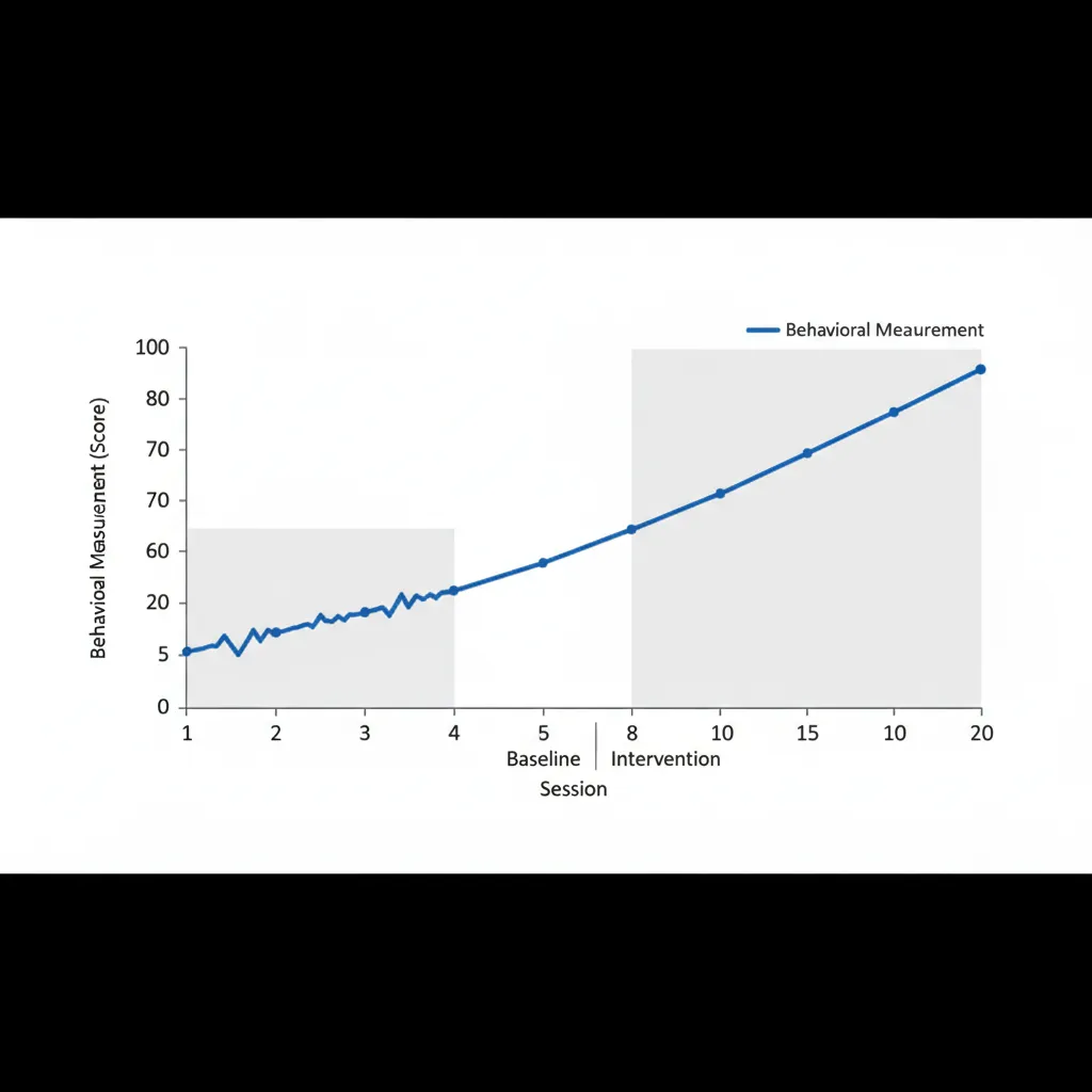 Ejemplo de datos representados en una gráfica de diseño AB