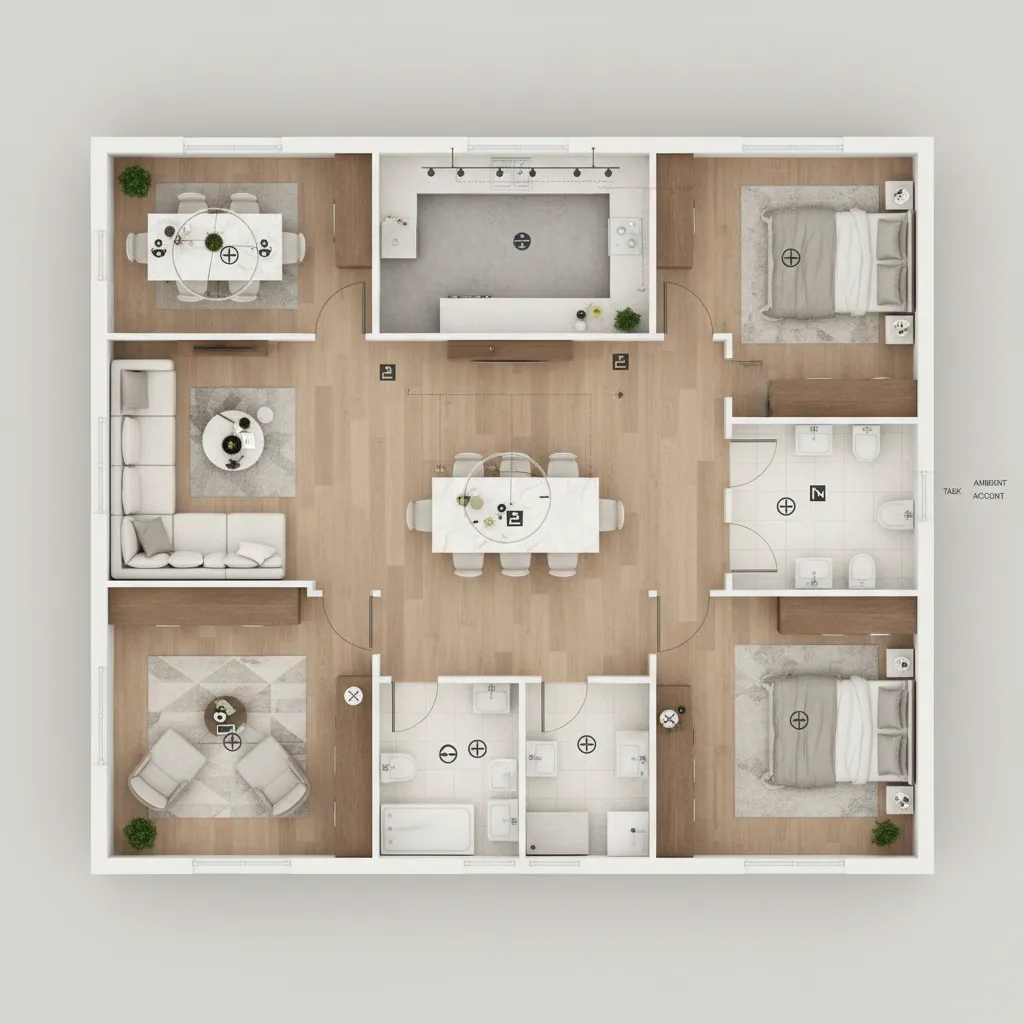 How to Optimize Outlet and Lighting Placement in an Electrical Floor Plan