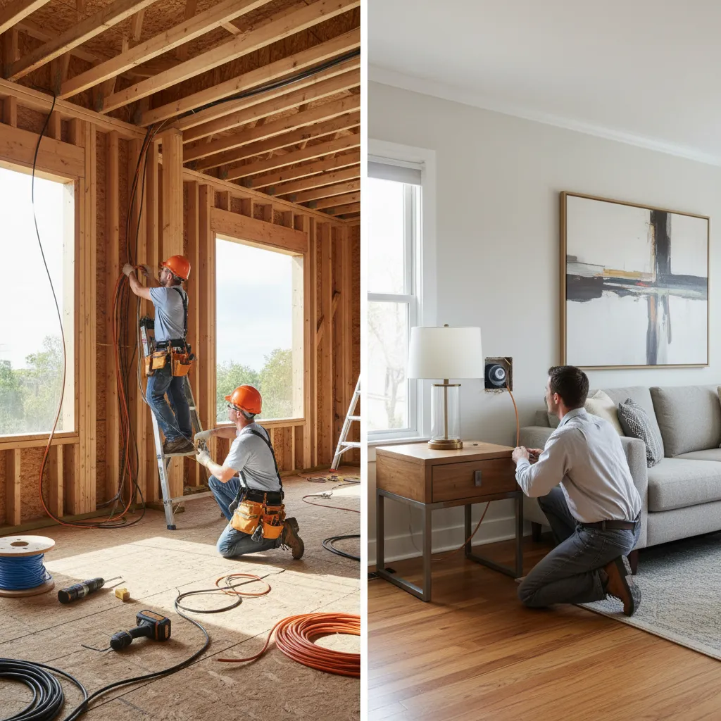 Electrical Wiring Cost Per Square Foot for New Construction vs Rewiring