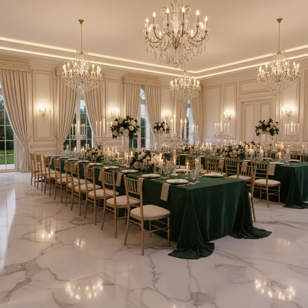 Emerald Banquet Hall Decor Trends in the Event Planning Industry