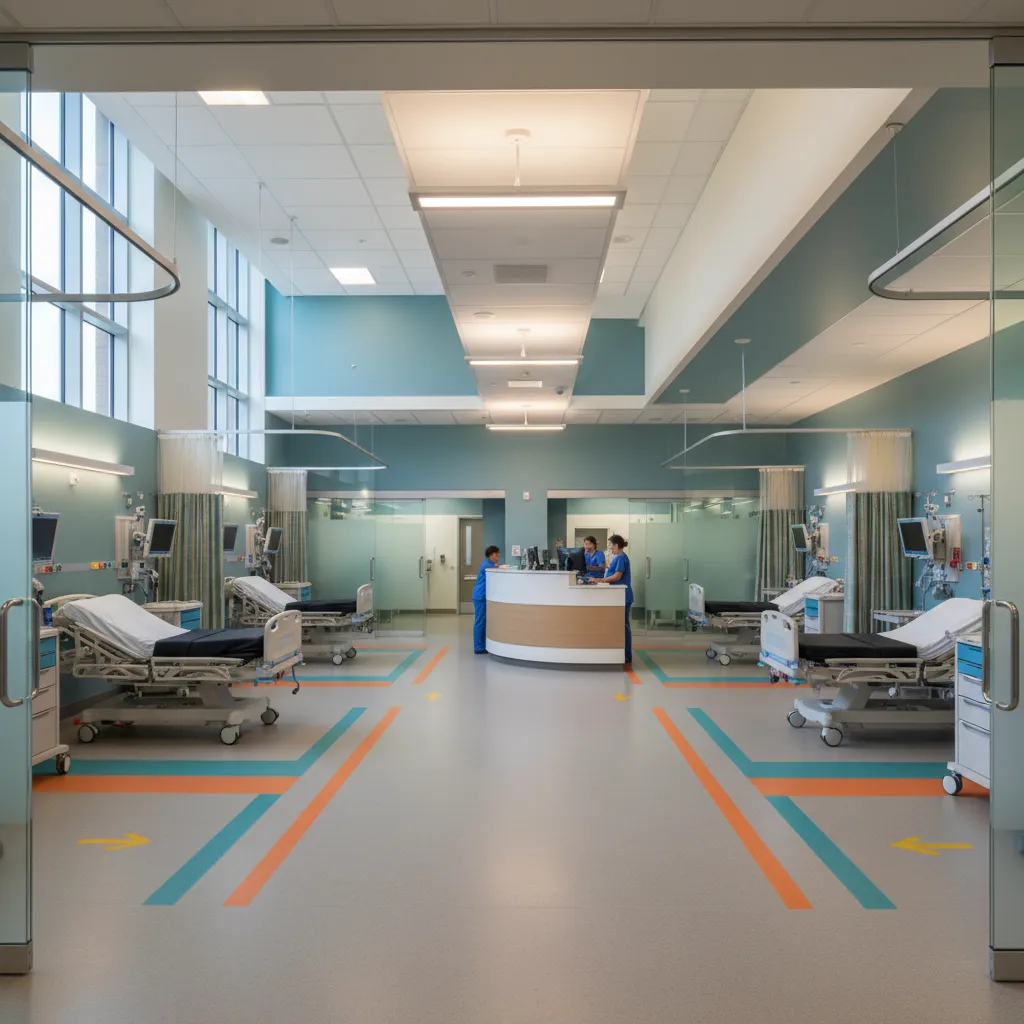 Emergency Room Color Palette Comparison: Calm vs High‑Visibility Designs