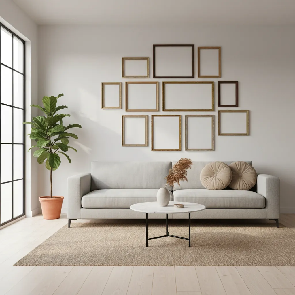 How to Choose the Right Frames for an Empty Frame Wall